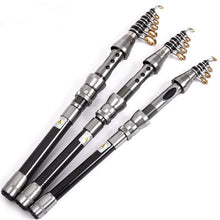 Load image into Gallery viewer, Carbon Fiber Telescopic Travel Fishing Rod (Complete Kit)