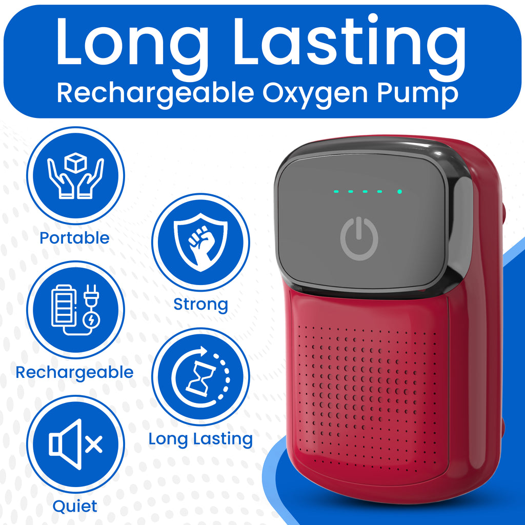 Fishernomics R23 Portable USB Rechargeable Long Lasting Fishing Oxygen Air Pump