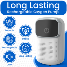 Load image into Gallery viewer, (White) Fishernomics R23 Portable USB Rechargeable Long Lasting Fishing Oxygen Air Pump