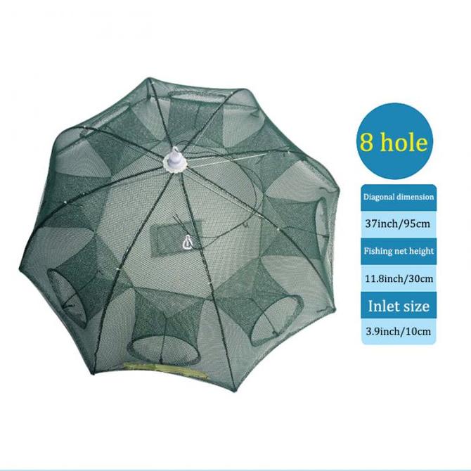 Fishernomics Magic Fish Trap Net with Bait Pocket 10 Sides 10 Holes Fishernomics Magic Fish Trap Net with Bait Pocket 10 Sides 10 Holes