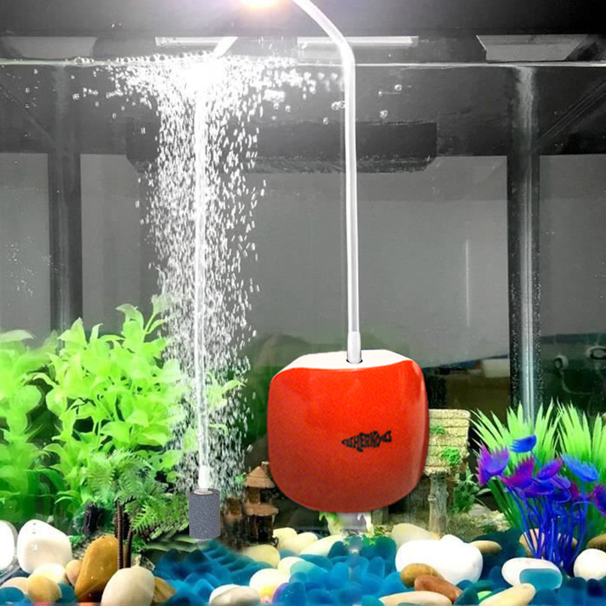 Fishernomics Portable USB Rechargeable Long Lasting Fishing Oxygen Air Pump