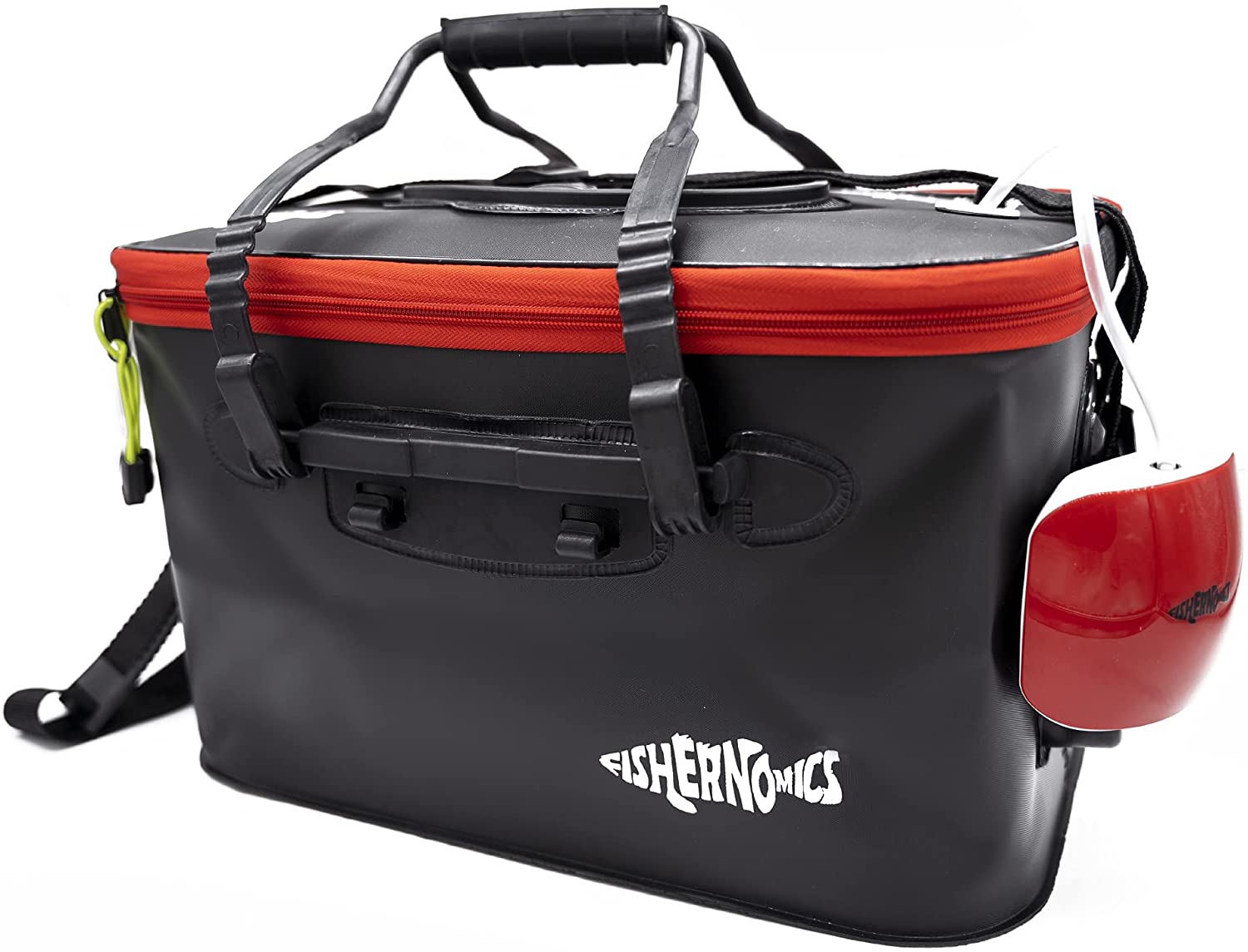 Fishernomics Foldable Fishing Bucket with Live Bait Aerator