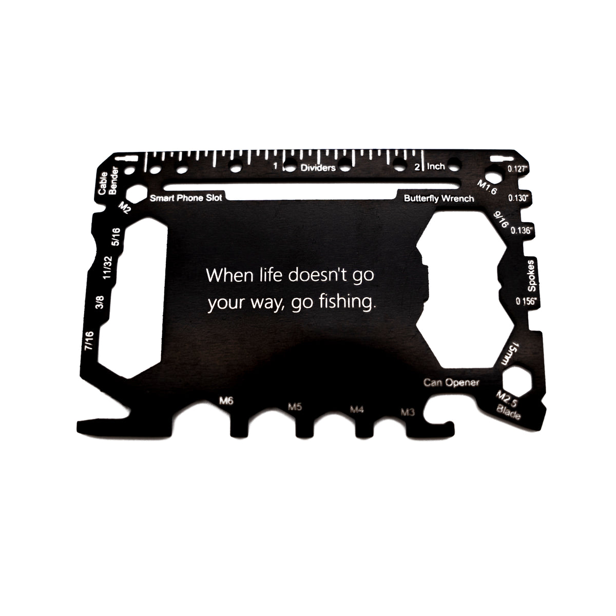 Multitool Survival Card For Every Wallet - 45 uses in 1!
