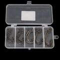 50pcs Fishing Worm Hook Set - High Carbon Steel