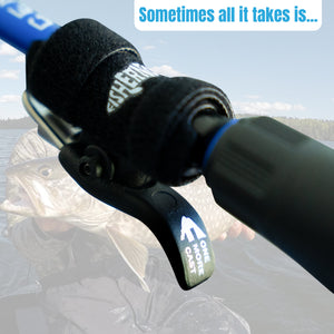 Cast Cannon Casting Aid with Our Original Easy Removable & Adjustable Straps for Fishing Rods