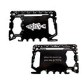 Multitool Survival Card For Every Wallet - 45 uses in 1!
