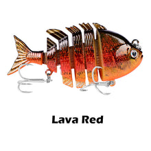 Load image into Gallery viewer, LiveGILL Six Section Jointed Swimming Lure