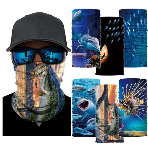 Multi-functional Face Shield | Neck Gaiter | Fishing Outdoors (Fish Collection)