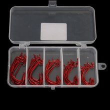 Load image into Gallery viewer, 50pcs Fishing Worm Hook Set - High Carbon Steel