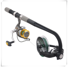 Load image into Gallery viewer, Fishing Line Spooler System (Spinning/Baitcasting Reel Spooler)