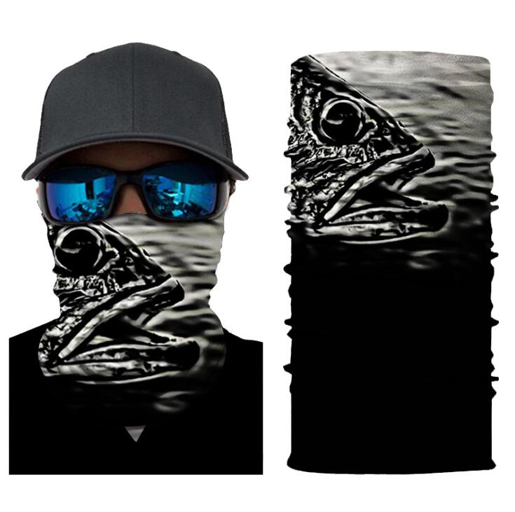 Fishing Mask Black Gray
