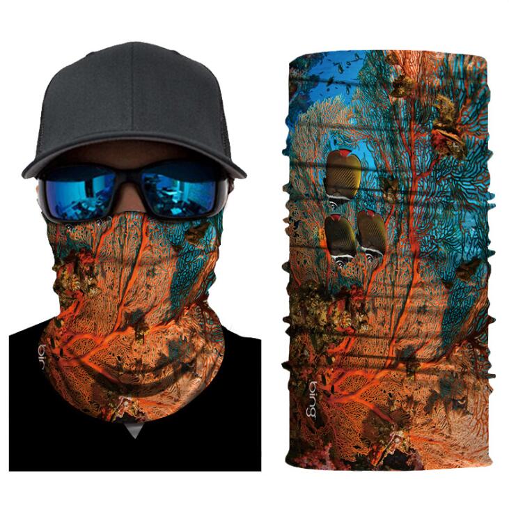 Fishing Mask Coral Raccoon