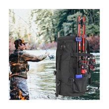 Load image into Gallery viewer, Water-Resistant Fishing Tackle Backpack