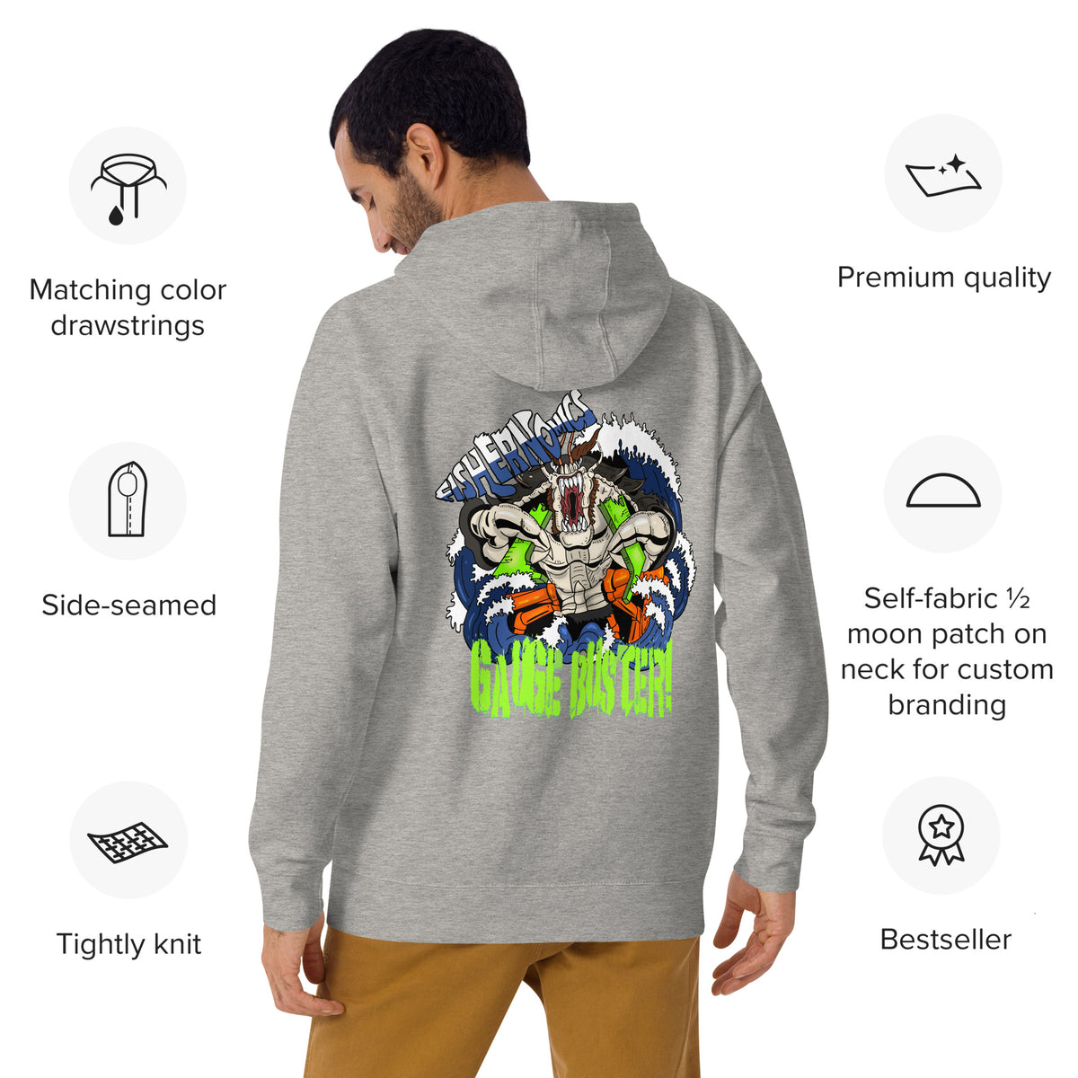 Unisex Hoodie - Gauge Buster Light